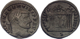 Roman Empire Maxentius Follis 309 AD