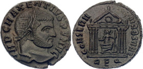 Roman Empire Maximian Follis 310 - 311 AD