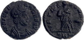 Roman Empire Theodora Follis 337 AD Pietas