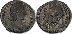 Roman Empire Constantius II Follis 351 - 359 AD