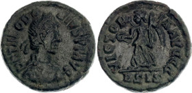 Roman Empire Theodosius I Follis 384 - 397 AD