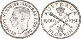 Australia 1 Florin 1951