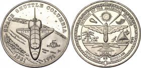 Marshall Islands 5 Dollars 1991