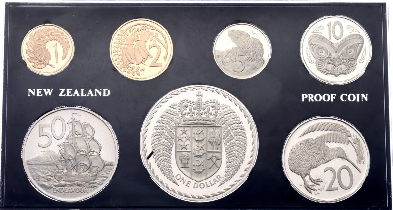 New Zealand Annual Proof Coin Set 1972

KM# PS13; Proof; Elizabeth II; In the ...