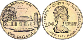 New Zealand 1 Dollar 1977