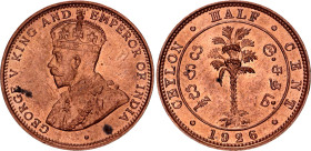 Ceylon 1/2 Cent 1926