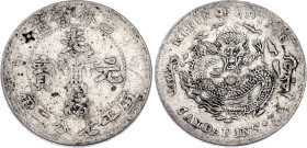 China Kirin 10 Cents 1898 (ND) With Chopmark