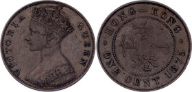 Hong Kong 1 Cent 1875