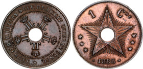 Belgian Congo 1 Centime 1888
