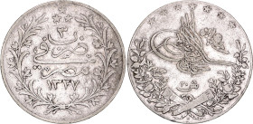 Egypt 20 Qirsh 1911 H AH 1327//3