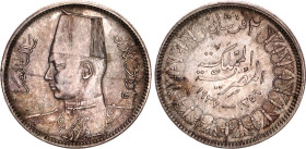 Egypt 2 Piastres 1937 AH 1356