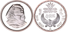 Egypt 5 Pounds 1993 AH 1414