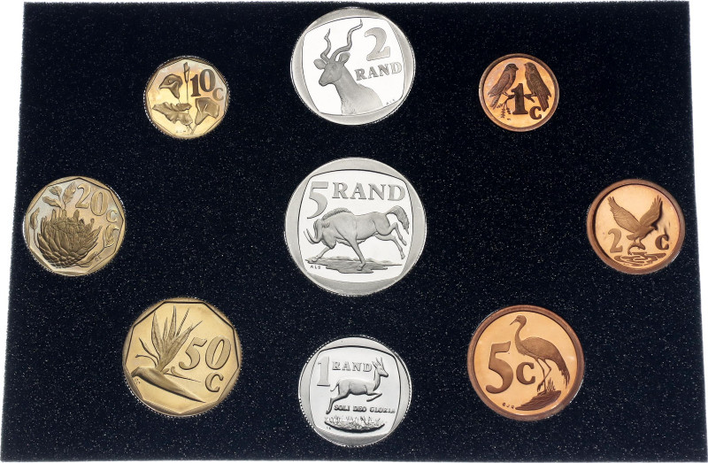 South Africa Annual Proof Coin Set 1995

KM# PS149; Proof; Only 5816 sets issu...