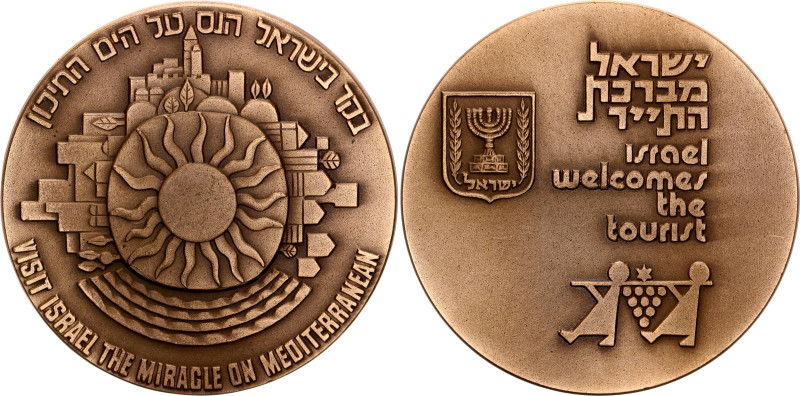 Israel Bronze Medal "Tourism in Israel" 1983 JE 5743

IGCMC# 15095599; Bronze ...