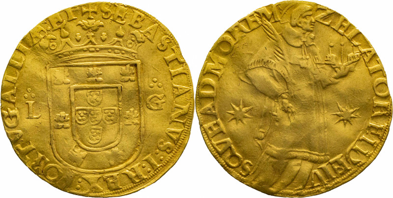 Portugal
D. Sebastião I (1557-1578)
São Vicente L-G Lisbon Mint
Legenda Obver : ...