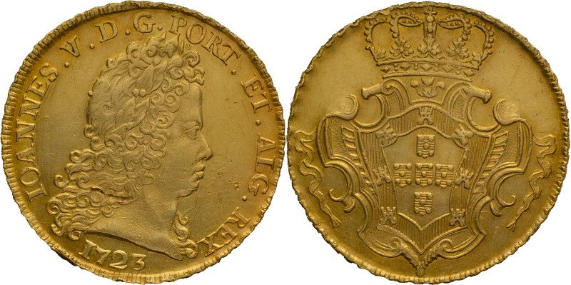 Portugal
D. João V (1706-1750)
Peça (6400 Réis) Lisbon Mint 1723
AG: 127.01 14,2...