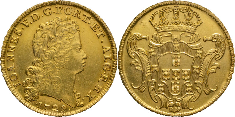 Portugal
D. João V (1706-1750)
Dobra of 8 Escudos (12800 Réis) Lisbon Mint 1729
...