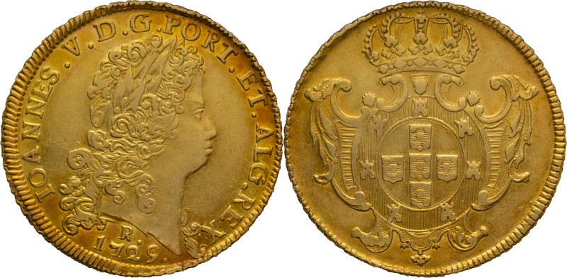 Portugal
D. João V (1706-1750)
Dobra of 8 Escudos (12800 Réis) Rio de Janeiro Mi...