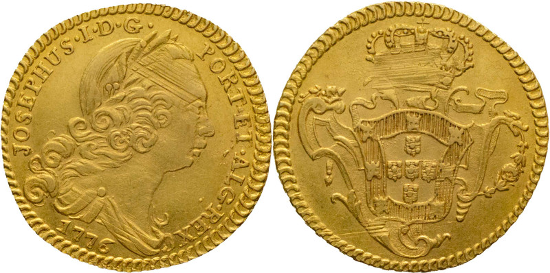 Portugal
D. José I (1750-1777)
Escudo (1600 Réis) Lisboa Mint 1776
AG: 47.06 3,5...