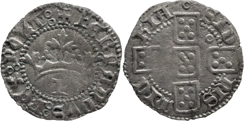 Portugal
D. Fernando I (1367-1383)
Pilarte Porto Mint
AG: 08.02 1,45g
Very Fine