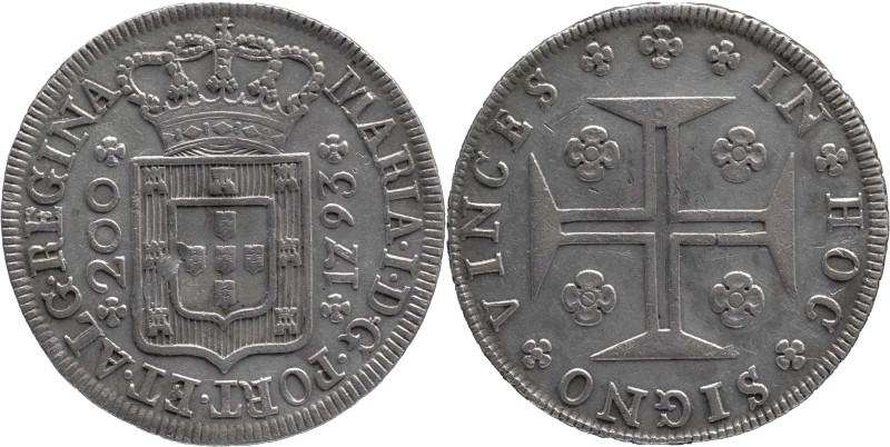 Portugal
D. Maria I (1786-1799)
12 Vinténs Lisbon Mint 1793
AG: 16.03 7,12g
Very...