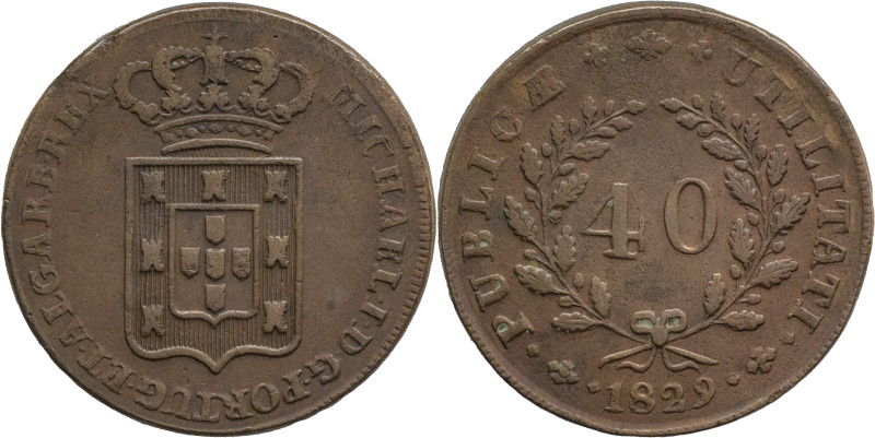 Portugal
D. Miguel I (1828-1834)
Pataco Lisbon Mint 1829
AG: 04.02 34,63g
Very F...