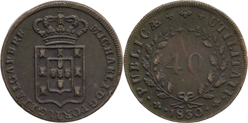 Portugal
D. Miguel I (1828-1834)
Pataco Lisbon Mint 1830
AG: 04.05 34,24g
Good V...