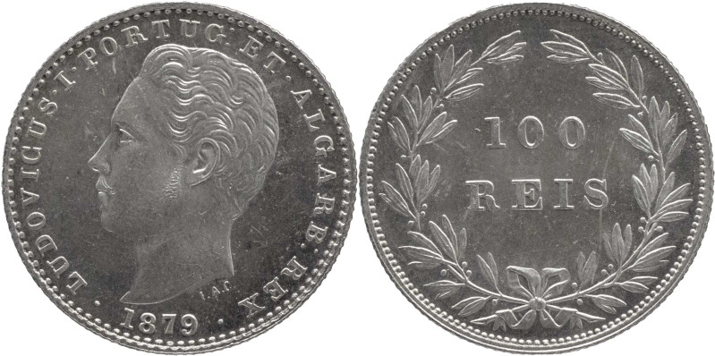 Portugal
D. Luís I (1861-1889)
100 Réis Lisbon Mint 1879
AG: 09.15 2,49g
Good Ex...