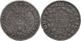 Angola
D. José I (1750-1777)
6 macutas 1763
AG: 11.02   8,80g
MBC