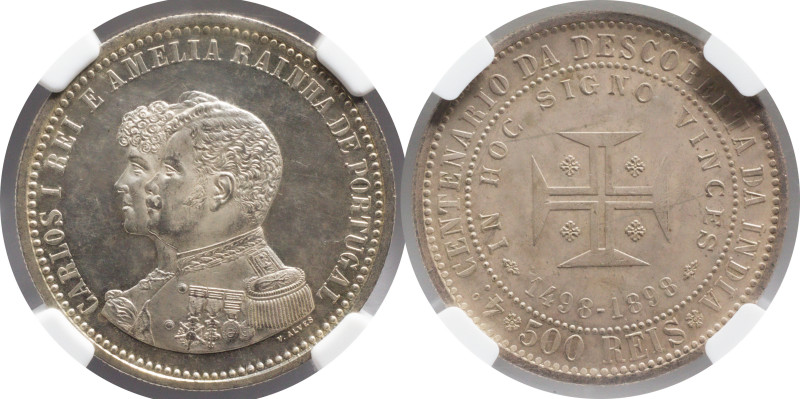 Certified Coins
Portugal D. Carlos I 500 Réis Lisbon Mint 1898
Discovery of indi...