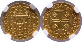 Moedas certificadas
Portugal D. João V 1000 réis 1741
NGC MS 63