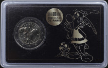 FRANCE: 2 Euro (2019) in bi-metal, commemorating the 60th Anniversary of Asterix. Head of Asterix facing right on obverse. Inside coin card with no "5...