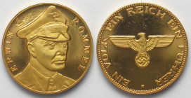 RRR! ERWIN ROMMEL Medal ND (1970er) VERY RARE MULE