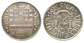 SPEYER. Wulfilas-Dukat 1971 v. Luttenberger in Silber, 14mm, RRR! UNC