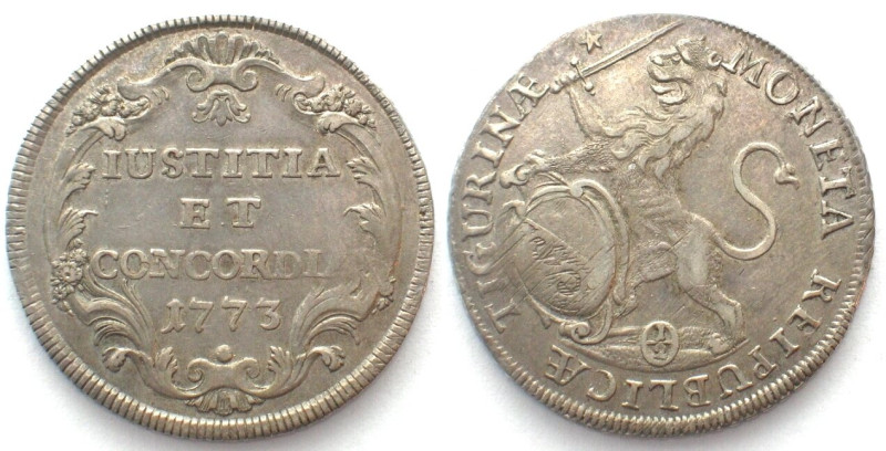 ZÜRICH. Halbtaler 1773, Löwenkopf n. links, Silber, Erhaltung! vz(XF) HMZ 2-1165...