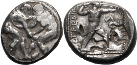 Ancient Greece: Pamphylia, Aspendos circa 415-400 BC Silver Stater Very Fine