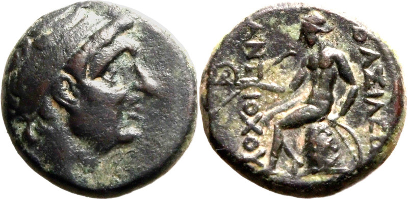 ANCIENT GREECE. SELEUKID KINGDOM. Antiochos I 'Soter'. 
Bronze ae15, circa 281-...