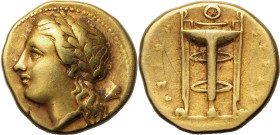 Ancient Greece: Sicily, Syracuse Circa 310-304 BC Electrum 50 Litrai About Good Very Fine