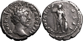 Roman Empire Marcus Aurelius (Caesar) AD 159-161 Silver Denarius Very Fine