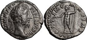 Roman Empire Commodus AD 186-189 Silver Denarius Good Very Fine