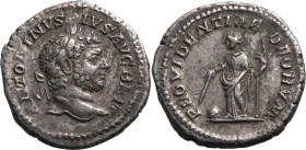 Roman Empire Caracalla AD 210-213 Silver Denarius Good Very Fine