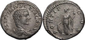 Roman Empire Geta (Caesar) AD 203-208 Silver Denarius Very Fine