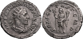 Roman Empire Philip I AD 244-247 Silver Antoninianus Very Fine; stunning old cabinet tone