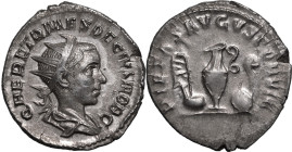 Roman Empire Herennius Etruscus (Caesar) AD 250-251 Silver Antoninianus Good Very Fine