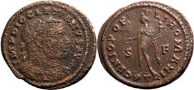 Roman Empire Diocletian AD 303-305 Billon Nummus Fine
