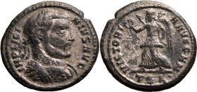 Roman Empire Licinius I AD 319 Billon Follis Good Very Fine; some silvering