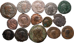 Roman Empire Various 3rd-4th Centuries AD Bronze 15 x AE/BI Denominations Fine/About Very Fine