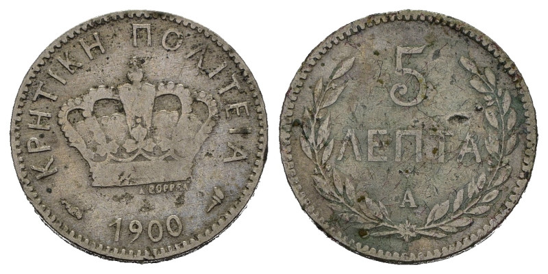 GRECIA. 5 lepta 1900 A. MB