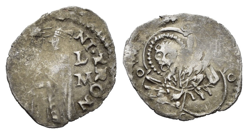 VENEZIA. Niccolò Tron (1471-1473). Soldino sigle LM. Ag (0,30 g). Mont.198-199.M...