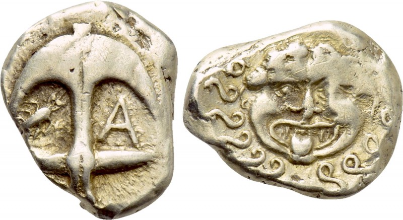 THRACE. Apollonia Pontika. Pale "EL" Drachm (Circa 480/78-450 BC).

Obv: Uprig...